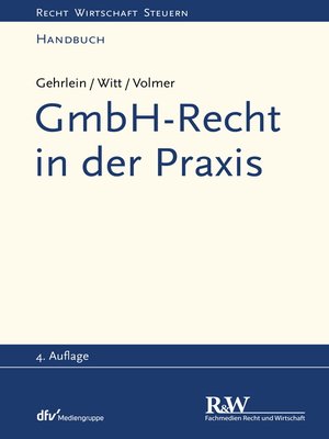 cover image of GmbH-Recht in der Praxis